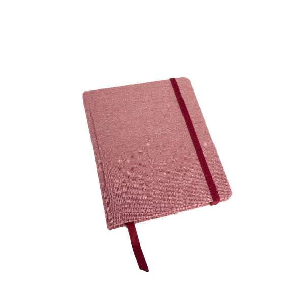 Red, hardcover, handmade notebook from Catalina Sanchez